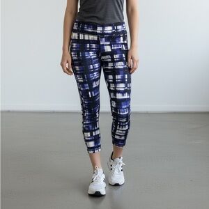 Zenergy by Chico’s NEW Abstract Print Performance Leggings Size 3 L
